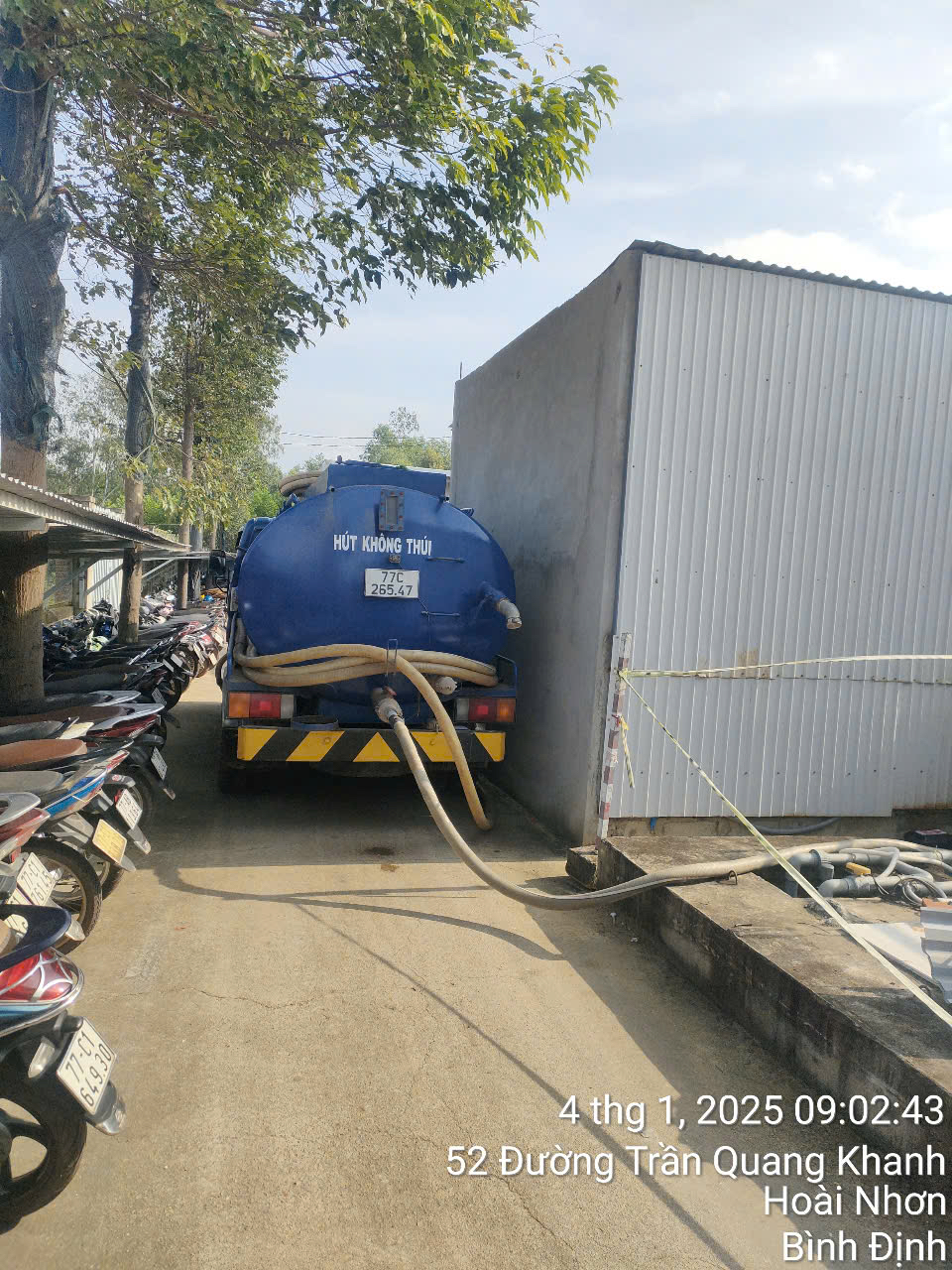 Hút bể phốt tại Quy Nhơn